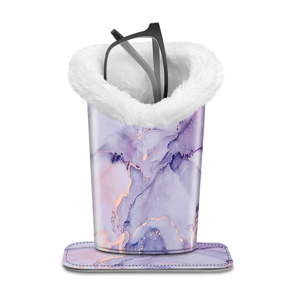 7720 Plush Lined Eyeglasses Holder, Glasses Stand Case, Anti-scratch